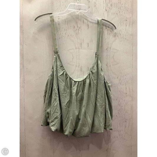 Top Sleeveless By Anthropologie In Green, Size: Xl