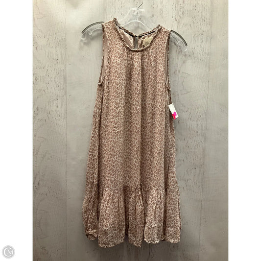 Dress Casual Short By Anthropologie In Pink, Size: S