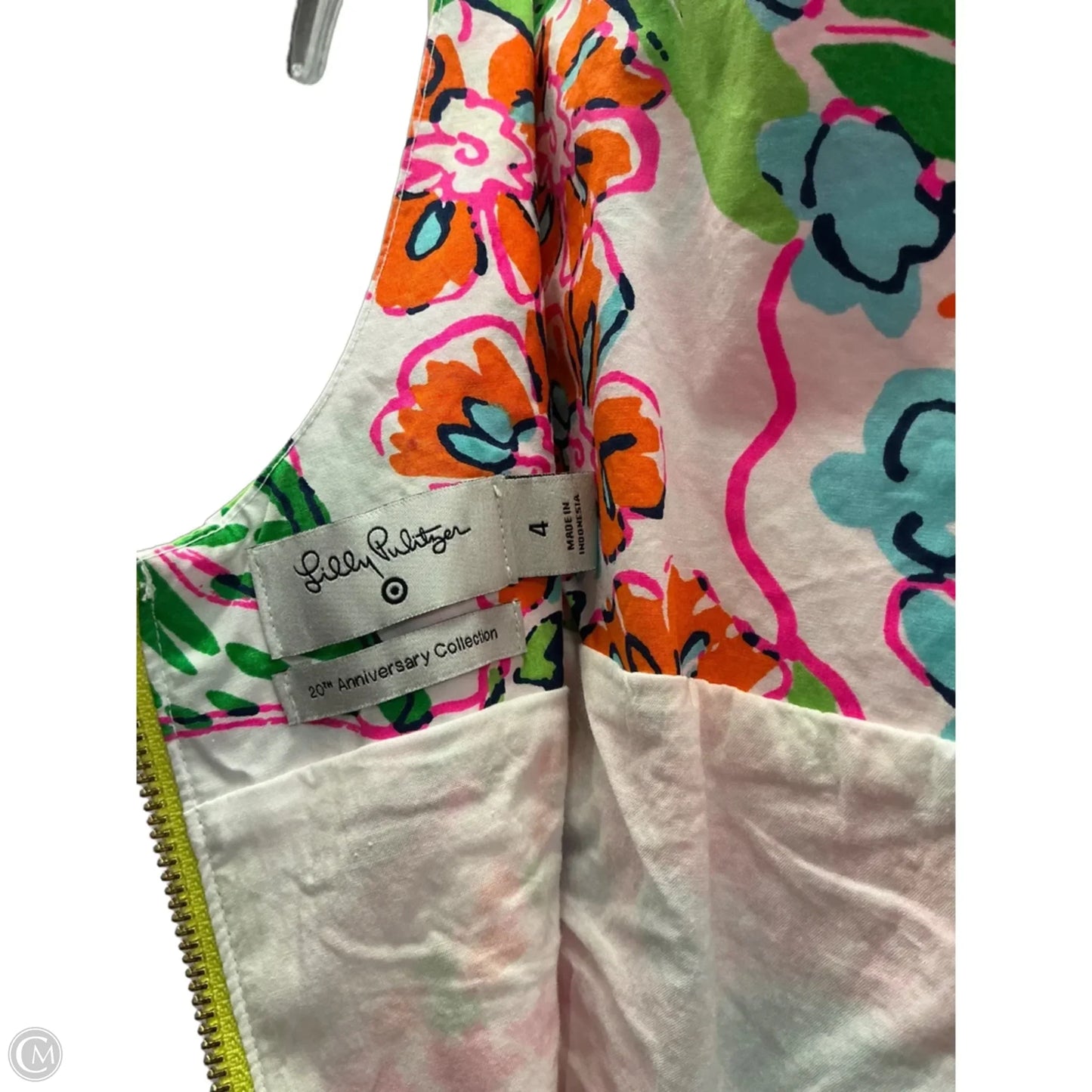Dress Designer By Lilly Pulitzer In Floral Print, Size: 4
