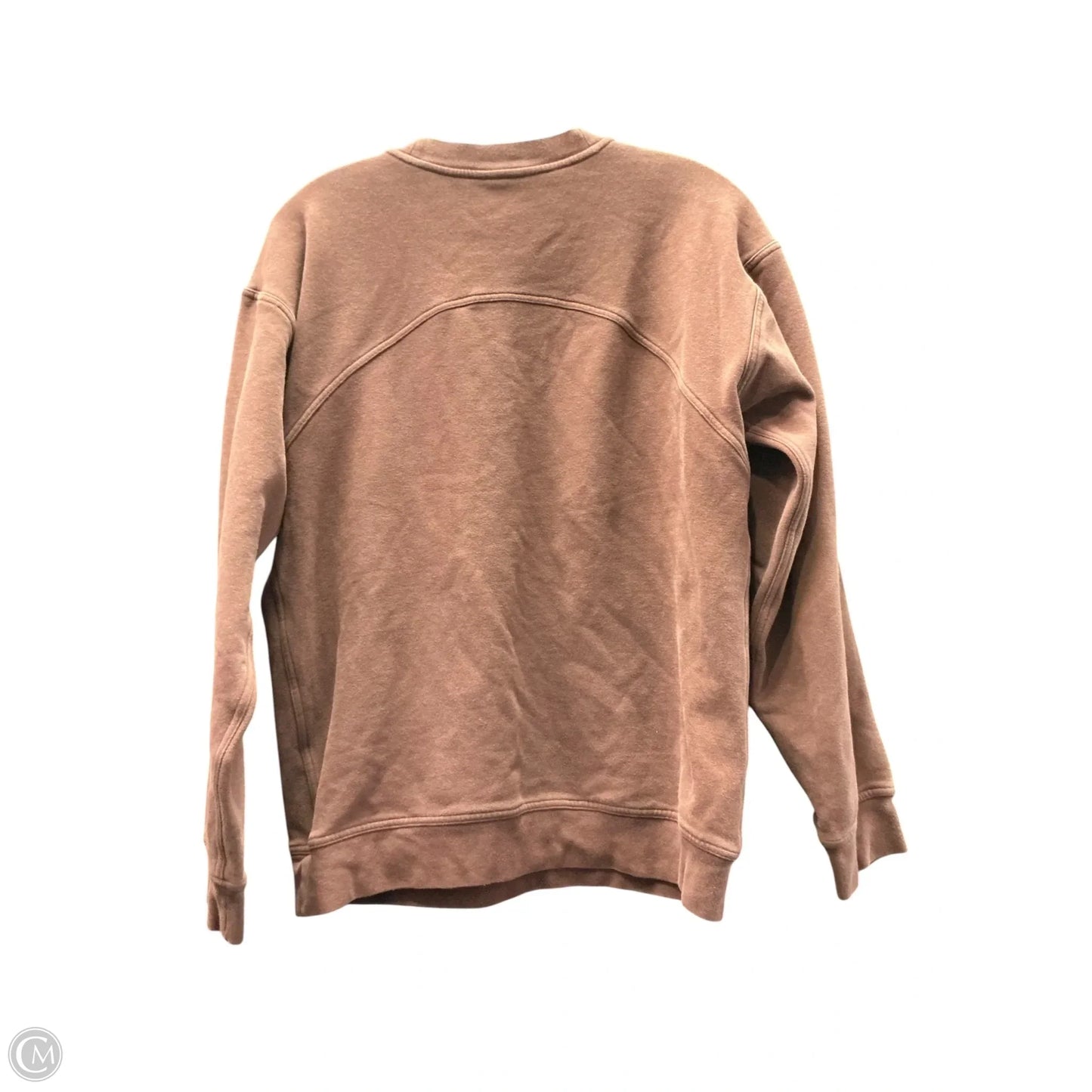 Athletic Sweatshirt Crewneck By Lululemon In Brown, Size: S