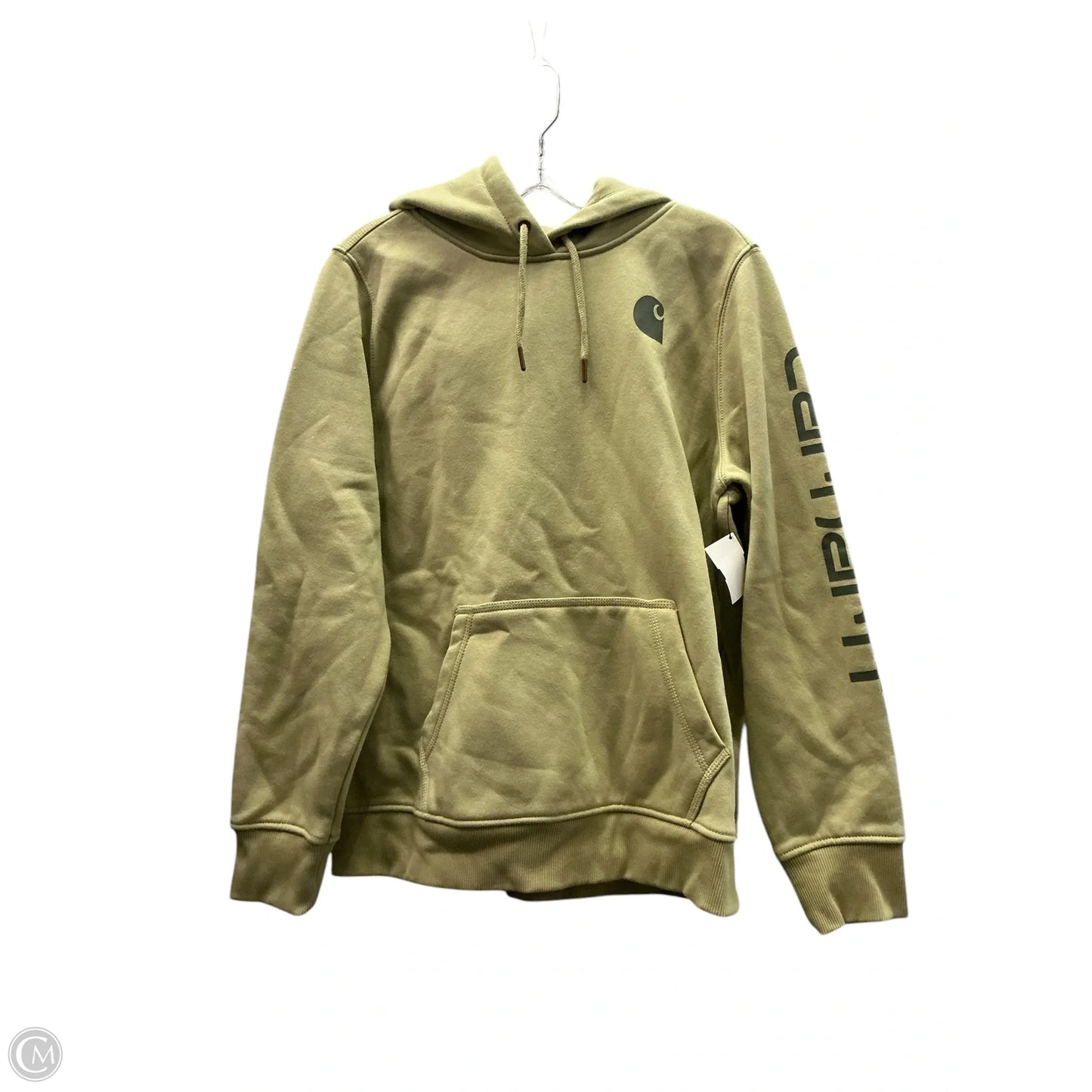 Sweatshirt Hoodie By Carhartt In Green, Size: L