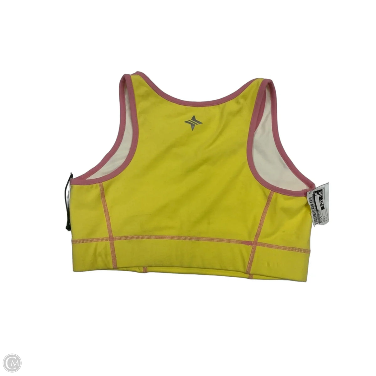 Athletic Bra By Tuckernuck In Pink & Yellow, Size: M