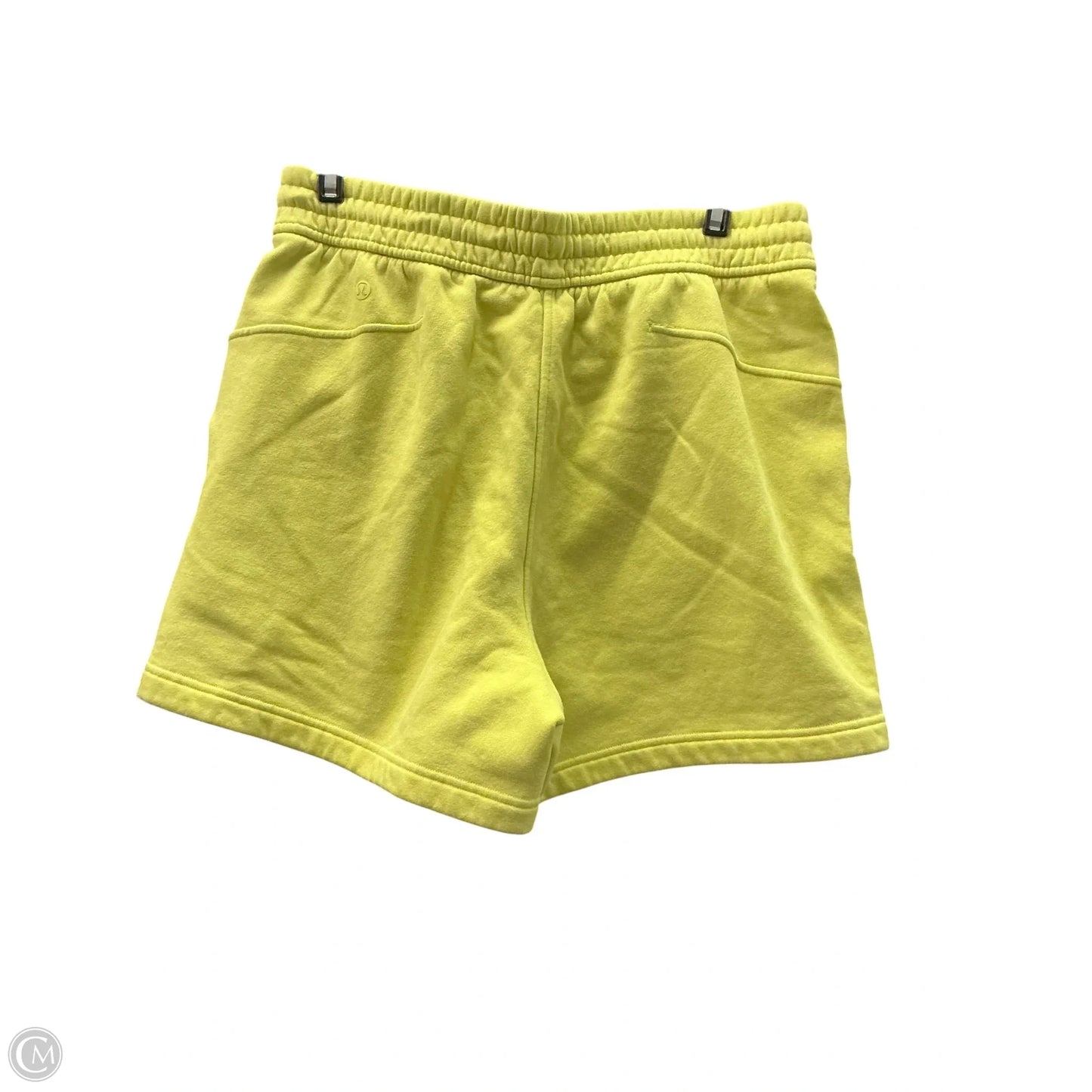 Athletic Shorts By Lululemon In Yellow, Size: 8