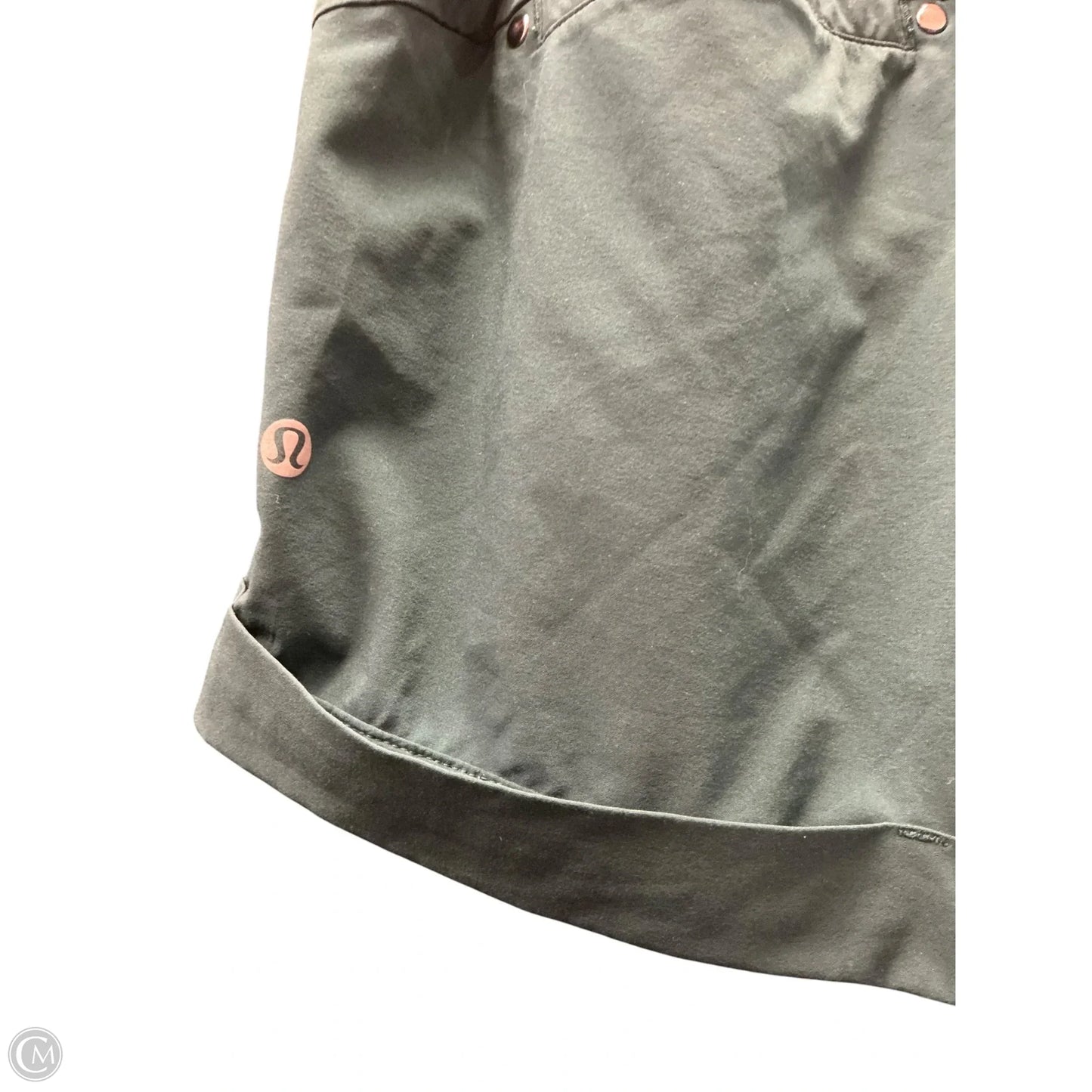 Athletic Shorts By Lululemon In Green, Size: 10