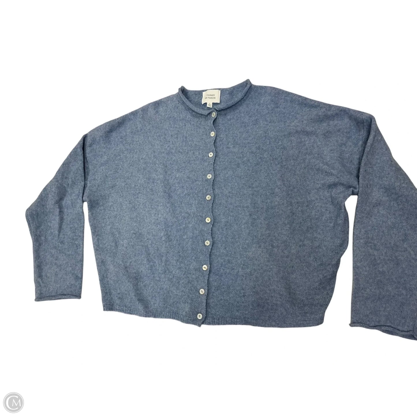 Cardigan By Clothes Mentor In Blue, Size: S
