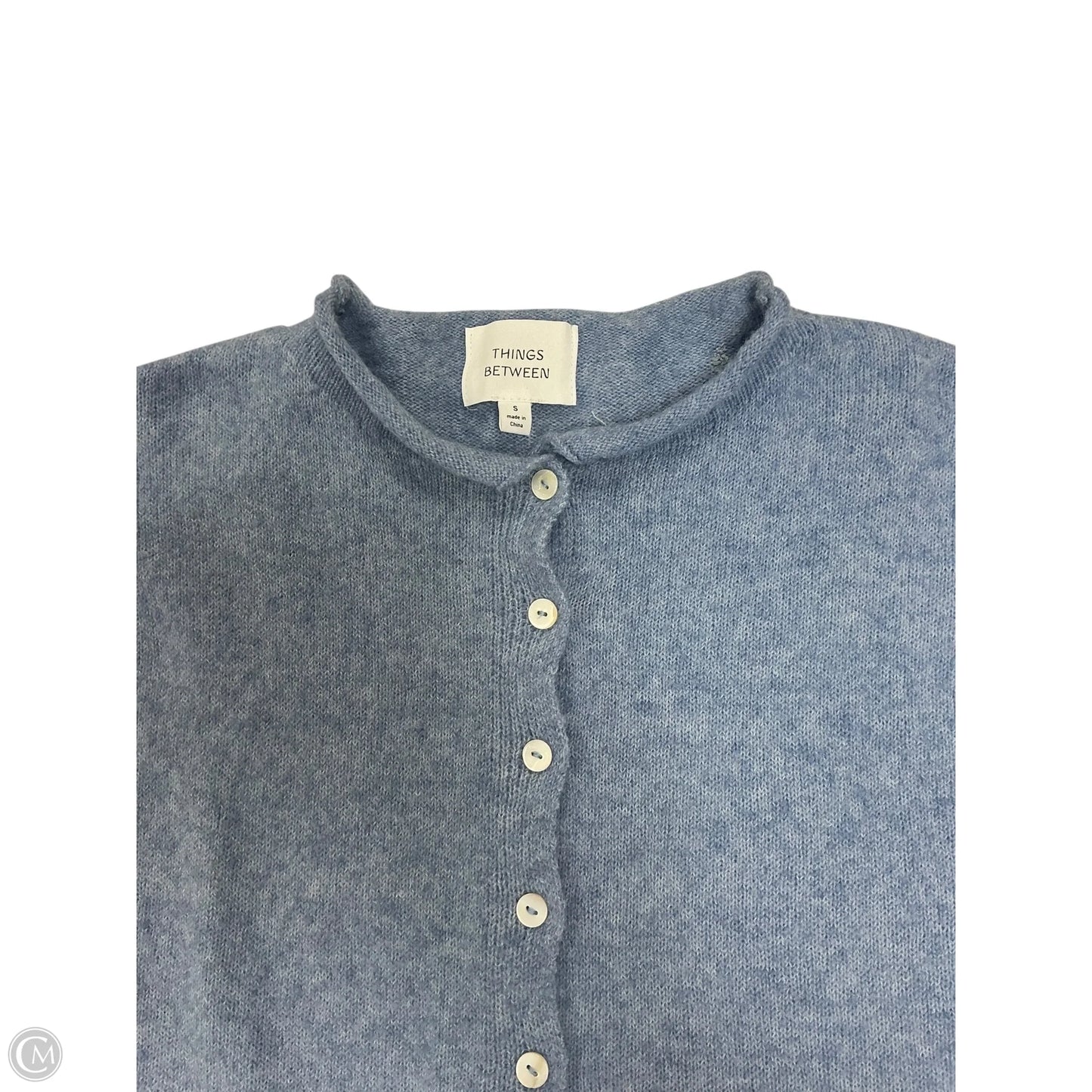 Cardigan By Clothes Mentor In Blue, Size: S