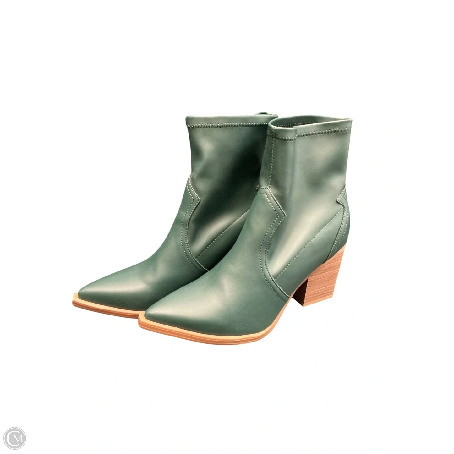 Boots Ankle Heels By Altard State In Green, Size: 8.5