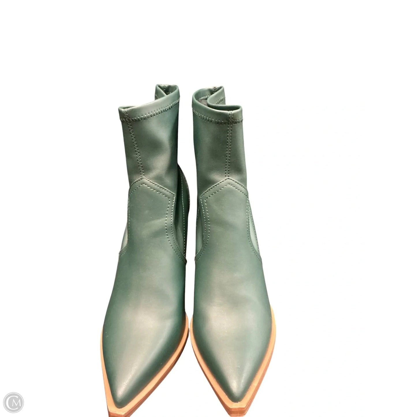 Boots Ankle Heels By Altard State In Green, Size: 8.5