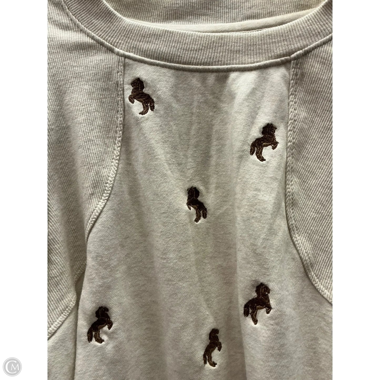 Top Short Sleeve By Maeve In Cream, Size: S