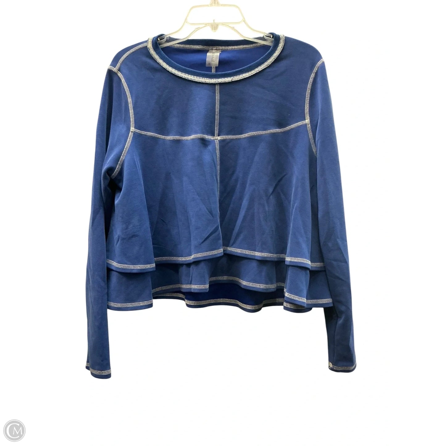 Top Long Sleeve By As Revival In Blue, Size: S