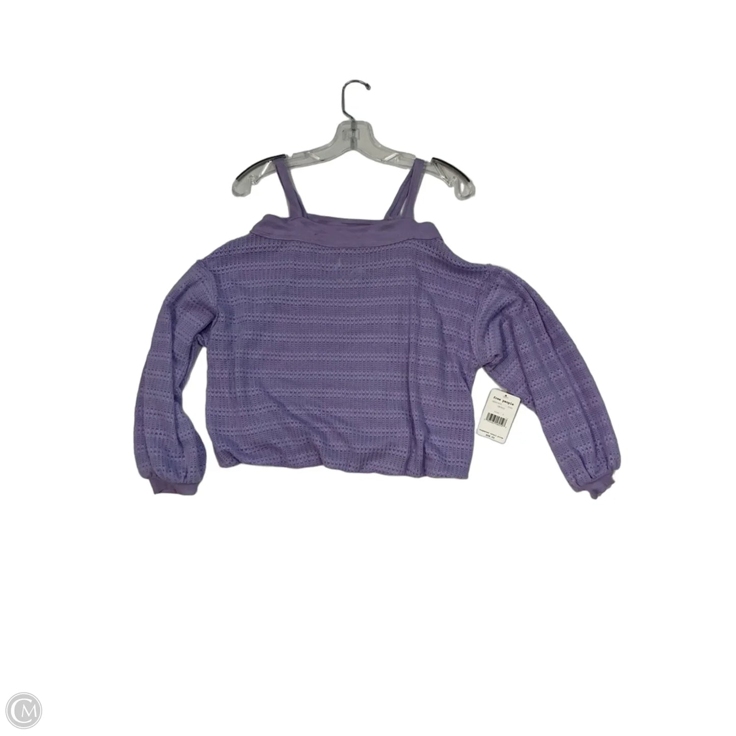 Top Long Sleeve By Free People In Purple, Size: S