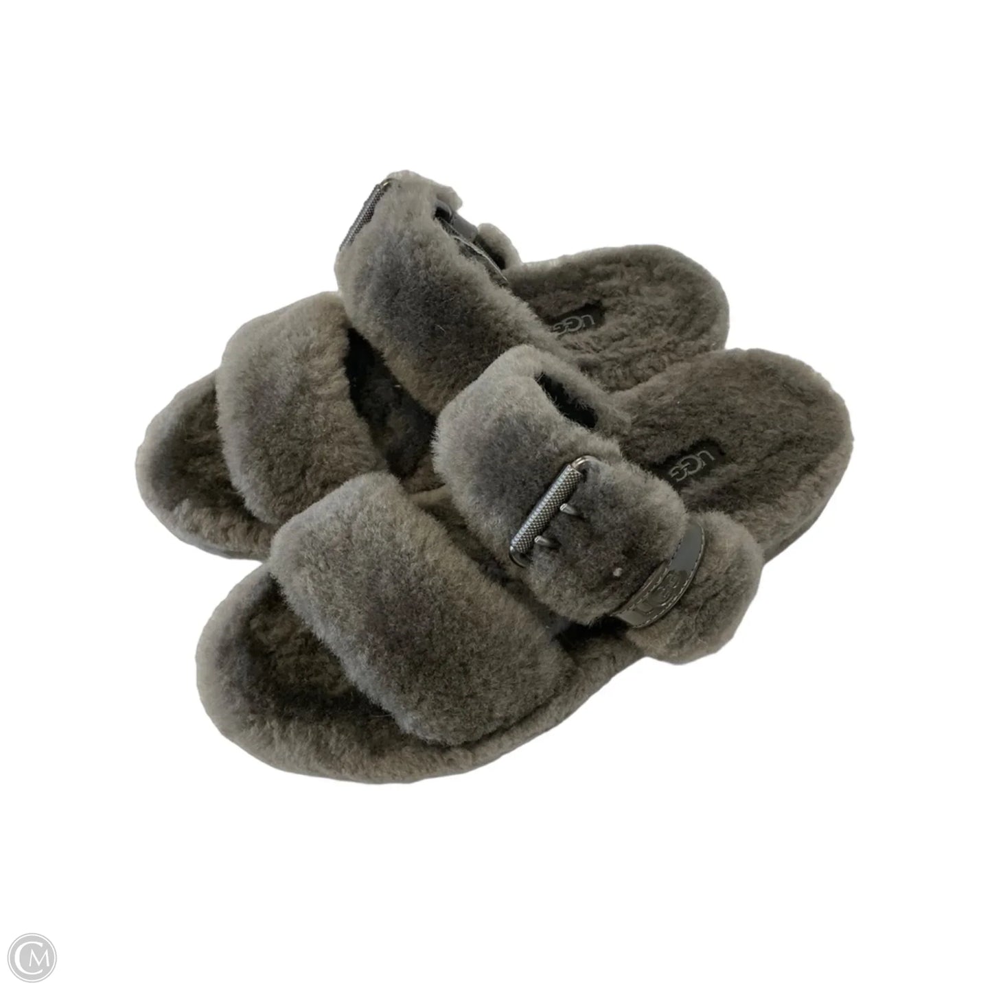 Sandals Designer By Ugg In Grey, Size: 7