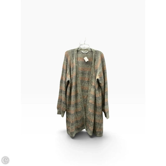 Cardigan By Clothes Mentor In Striped Pattern, Size: 4x