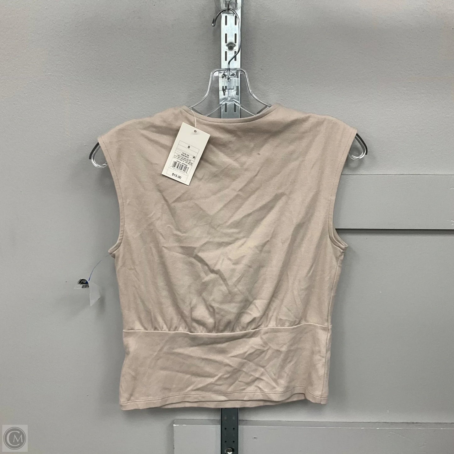 Top Sleeveless By A New Day In Tan, Size: S