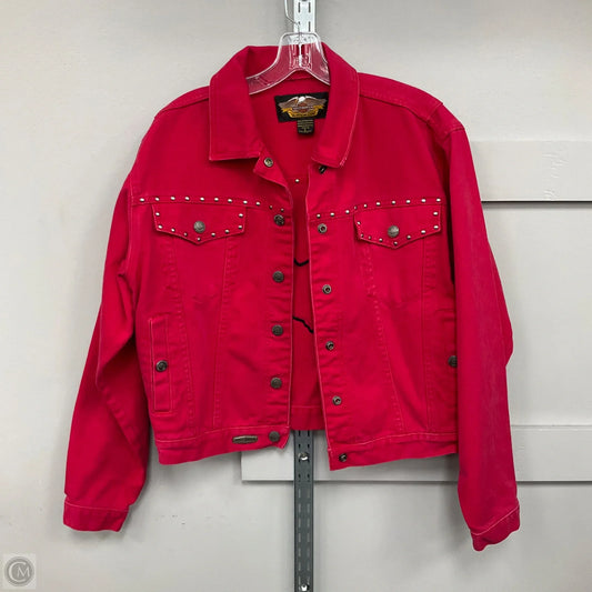 Jacket Other By Harley Davidson In Red, Size: L