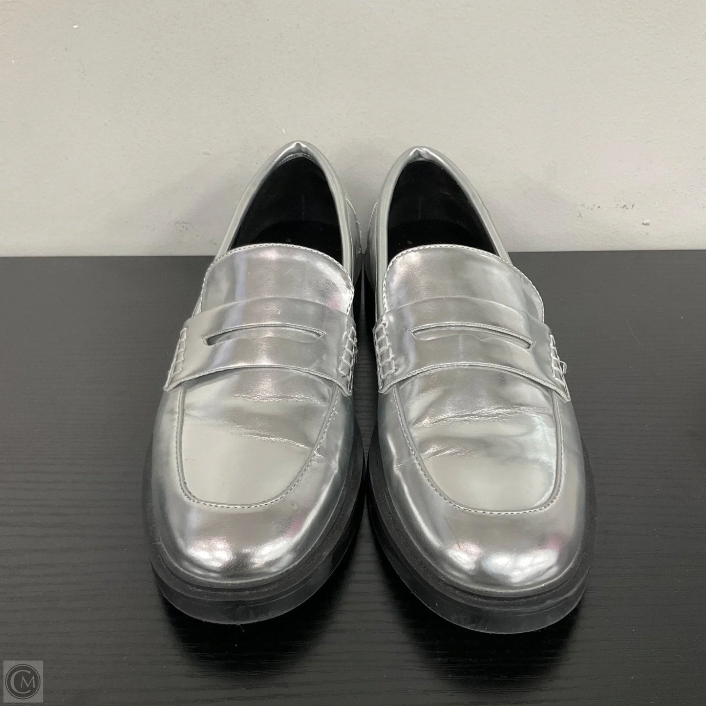Shoes Flats By A New Day In Silver, Size: 8