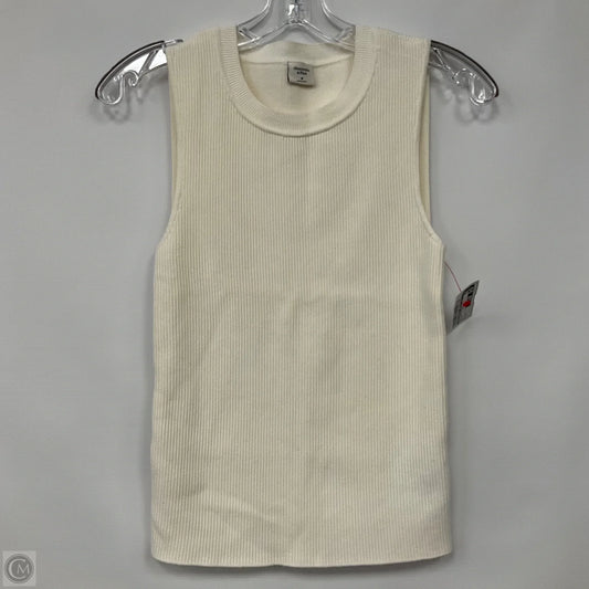 Top Sleeveless By Abercrombie And Fitch In Cream, Size: M