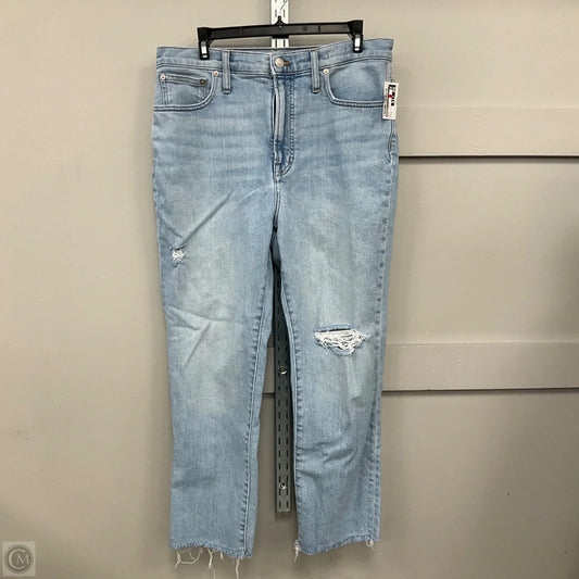 Jeans Straight By Madewell In Blue, Size: 8