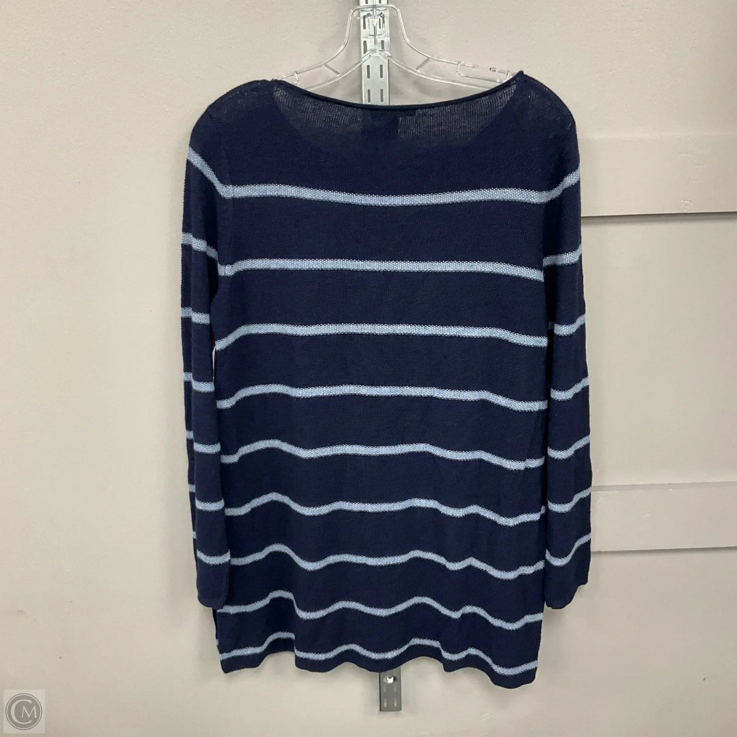 Top Long Sleeve By Eileen Fisher In Blue, Size: S