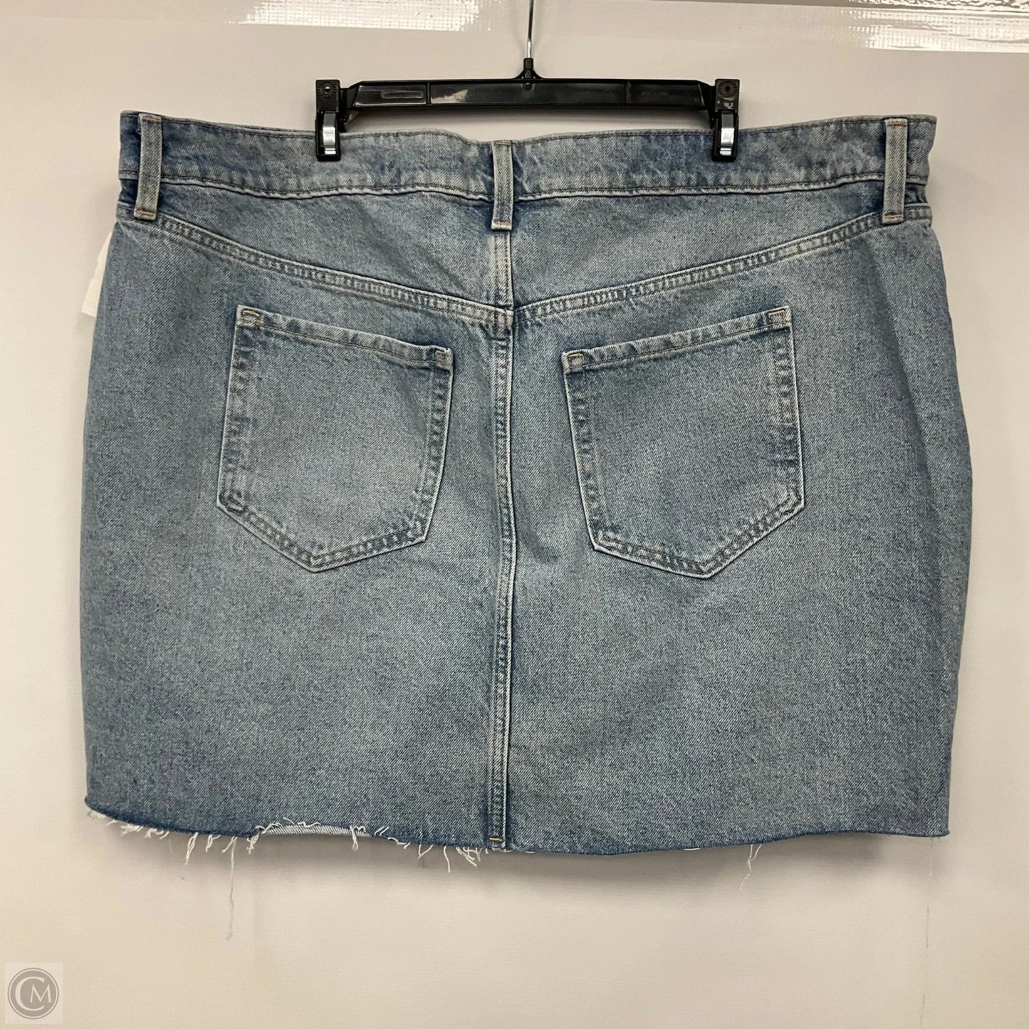 Skirt Mini & Short By Old Navy In Blue Denim, Size: 20
