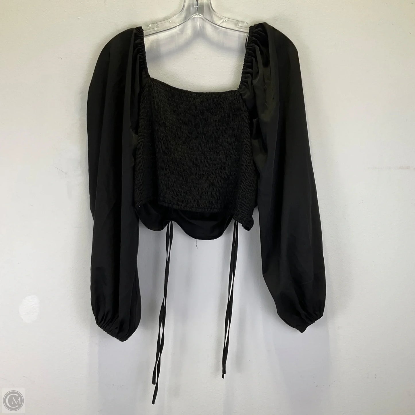 Top 3/4 Sleeve By Arula In Black, Size: 1x