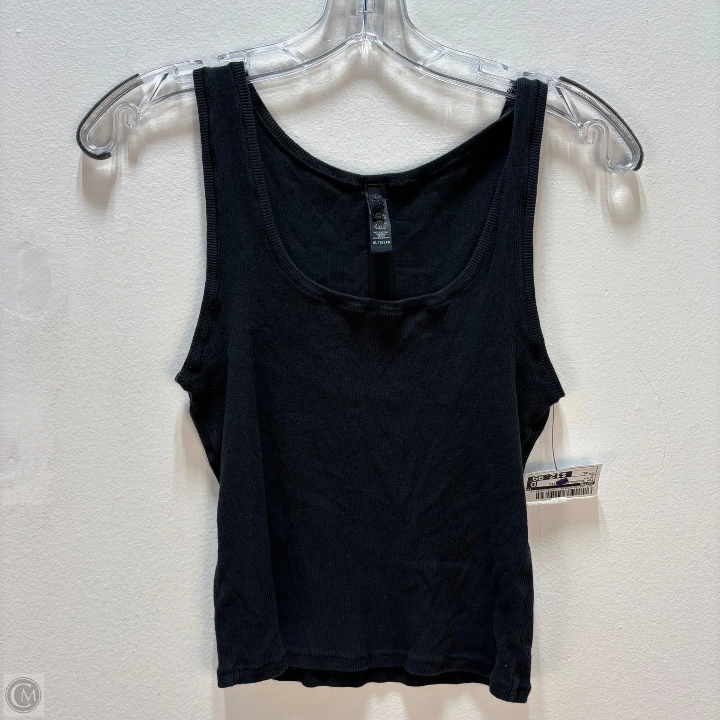 Top Sleeveless Basic By Skims In Black, Size: Xl