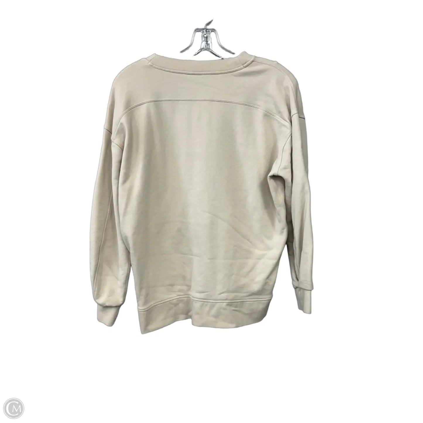 Sweatshirt Crewneck By Lululemon In Tan, Size: 4