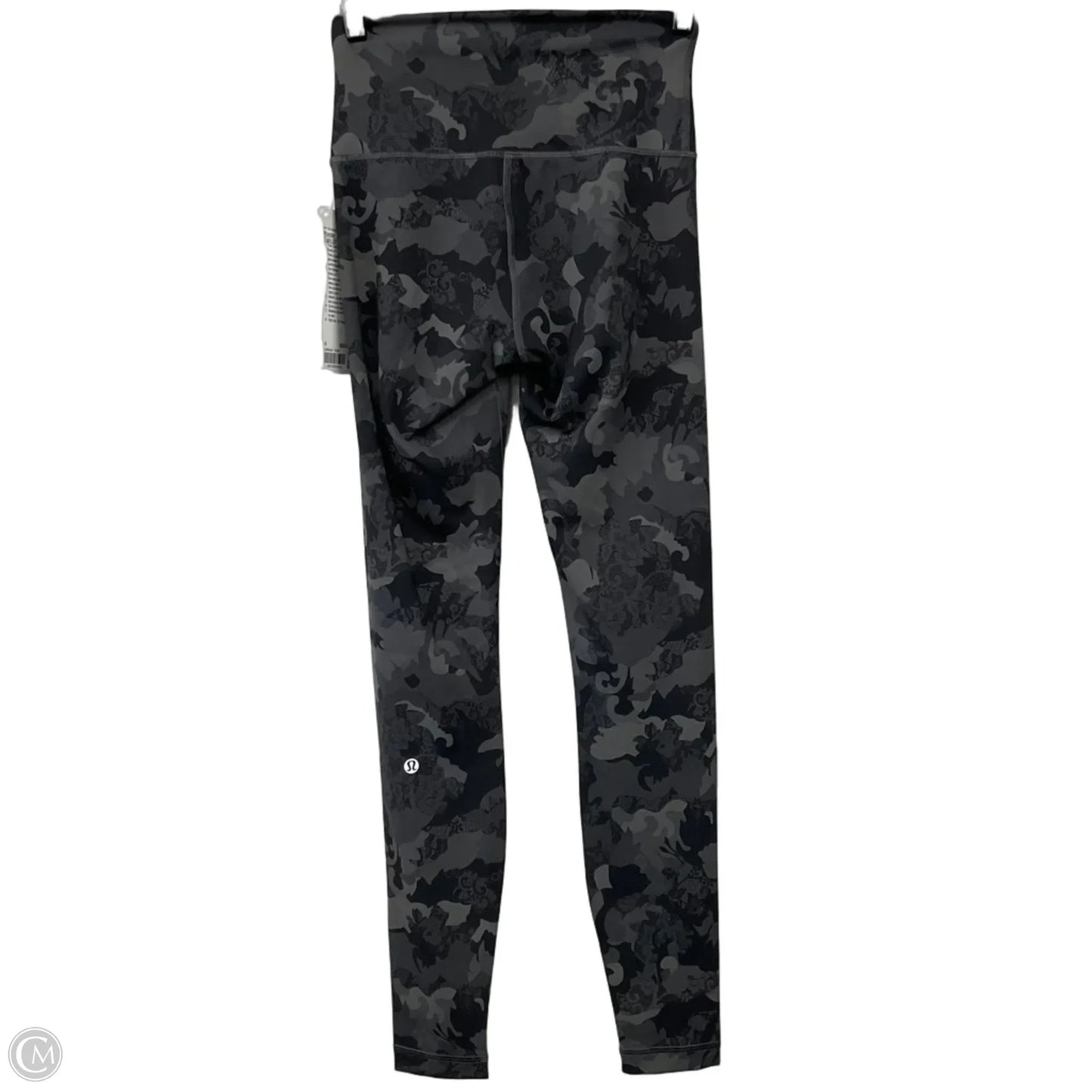 Athletic Leggings By Lululemon In Black & Grey, Size: 4