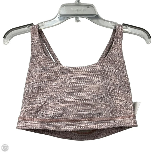 Athletic Bra By Lululemon In Purple, Size: 12