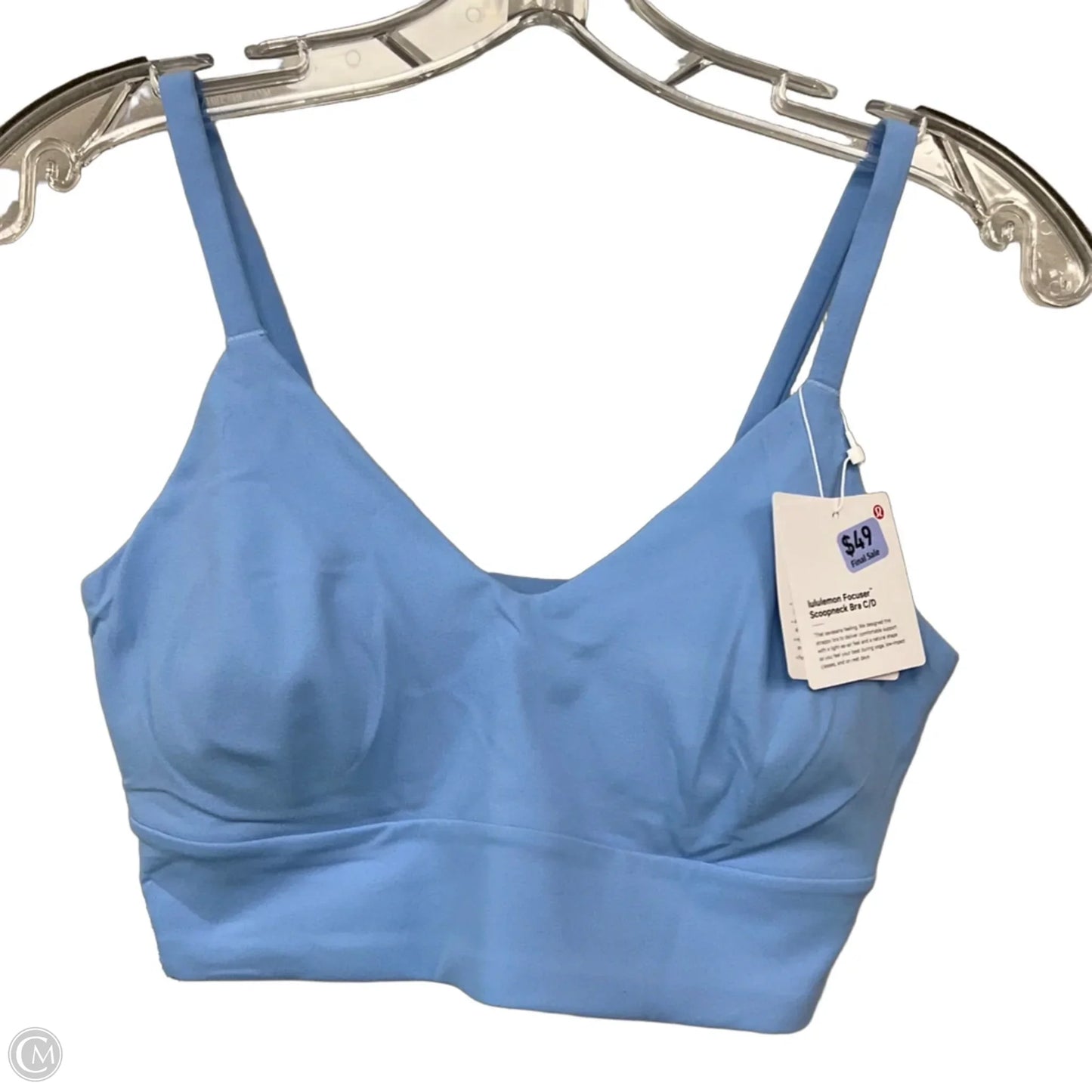 Athletic Bra By Lululemon In Blue, Size: M
