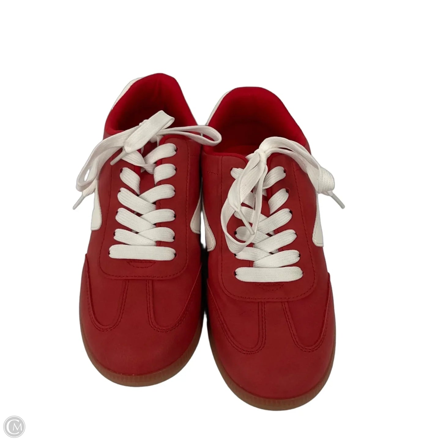 Shoes Sneakers By Dolce Vita In Red & White, Size: 6.5