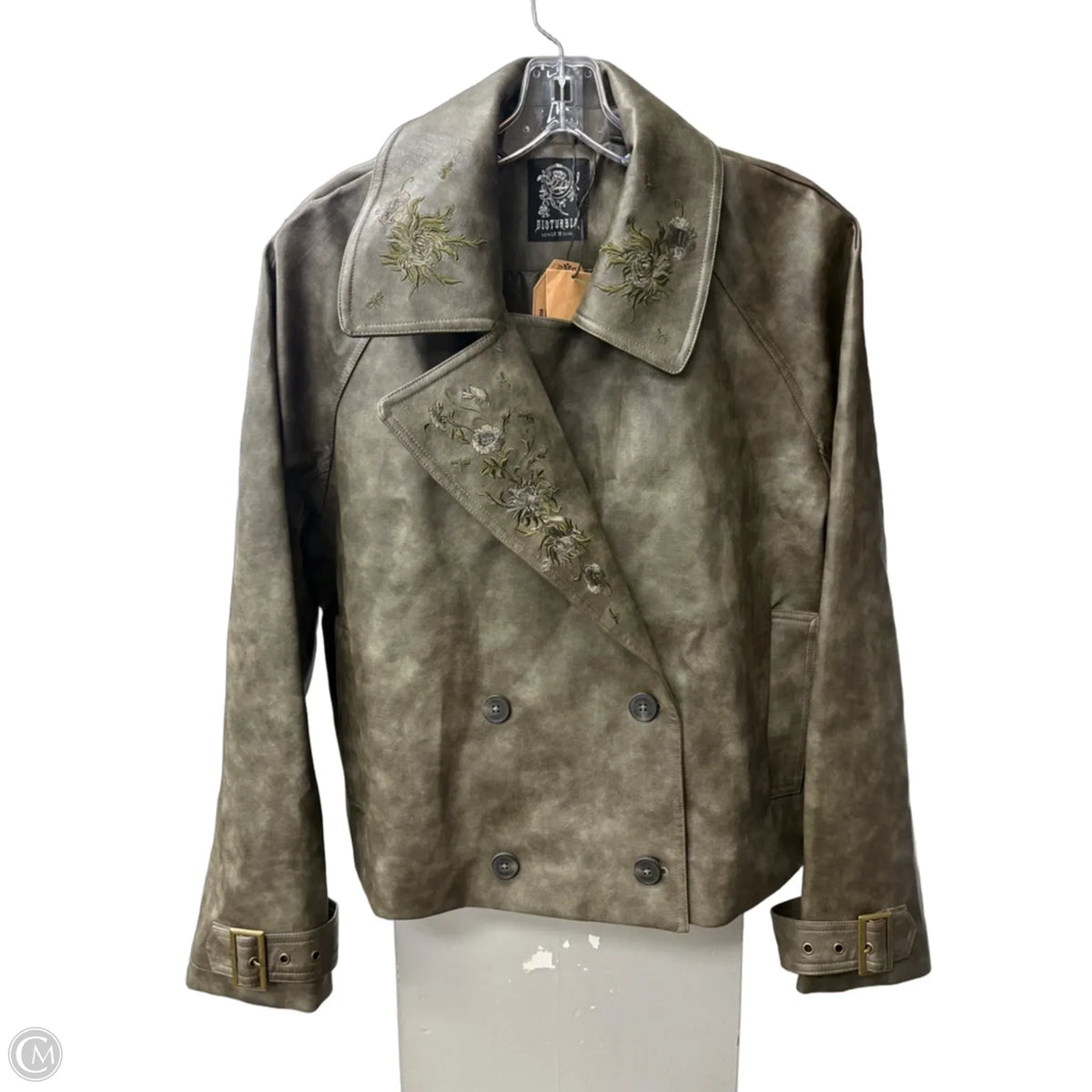 Jacket Moto By Cmc In Green, Size: L