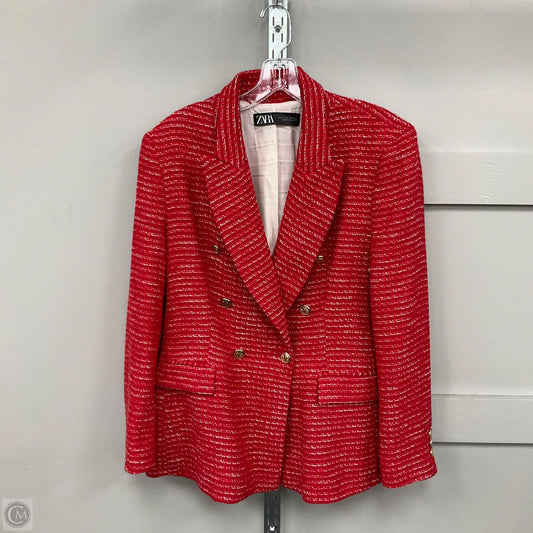 Jacket Other By Zara In Red, Size: L