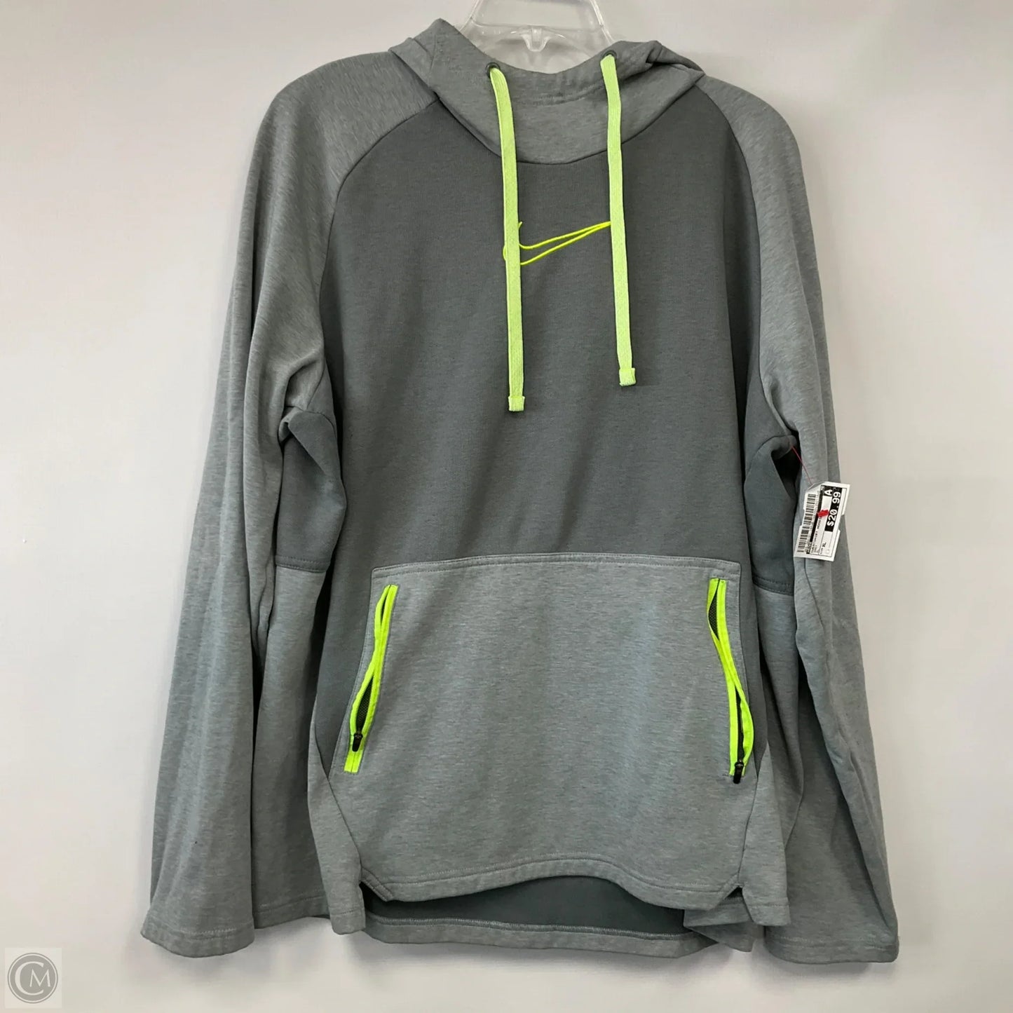 Sweatshirt Hoodie By Nike In Grey, Size: Xl