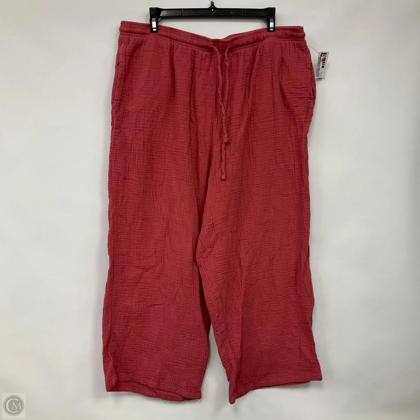 Pants Linen By Jessica Simpson In Coral, Size: Xl