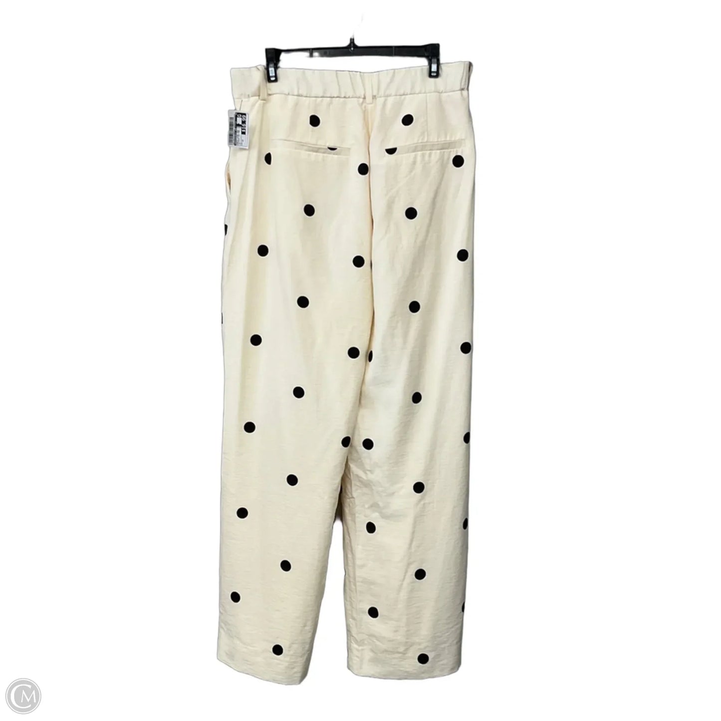 Pants Wide Leg By Abercrombie And Fitch In Polkadot Pattern, Size: 12