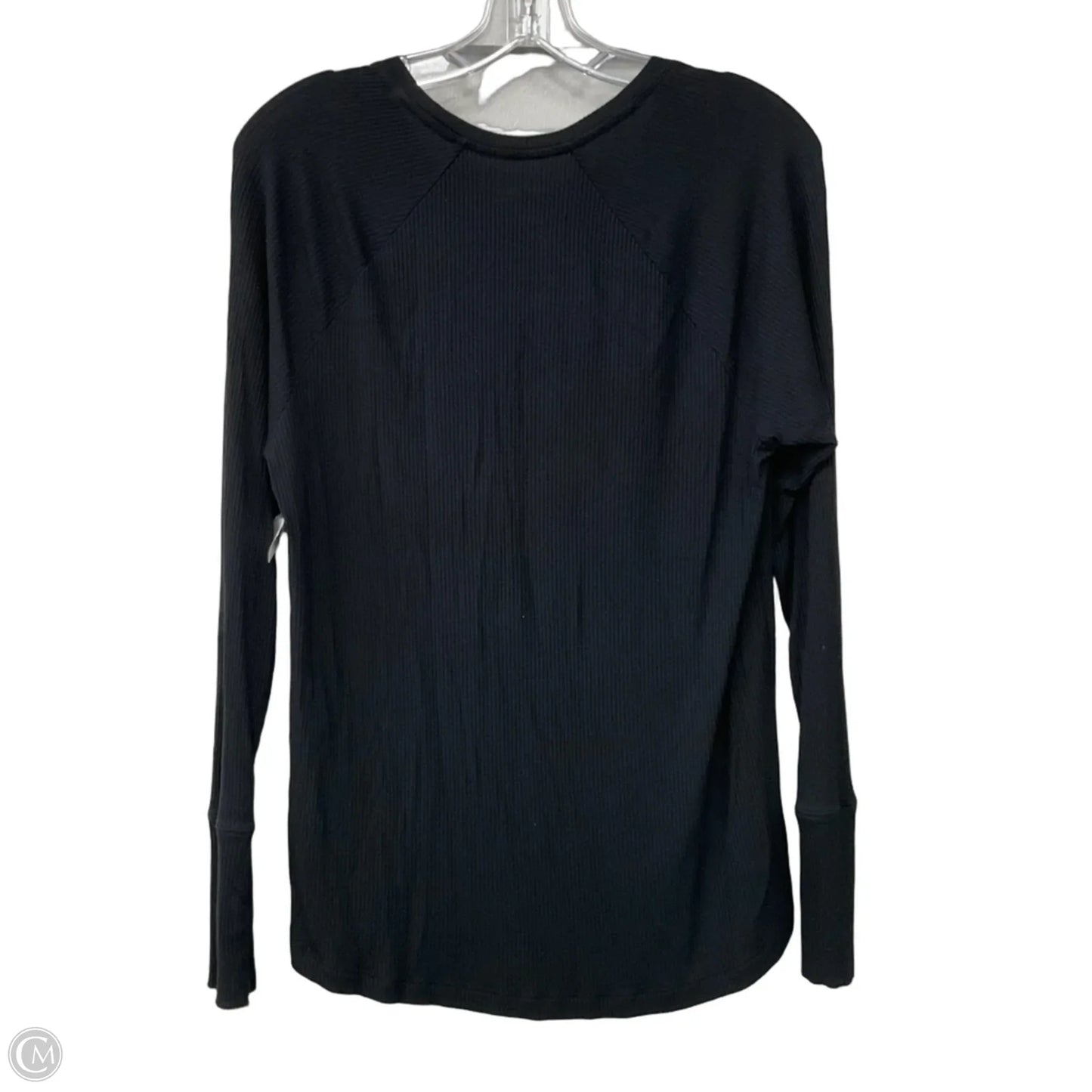 Top Long Sleeve Basic By Offline In Black, Size: L