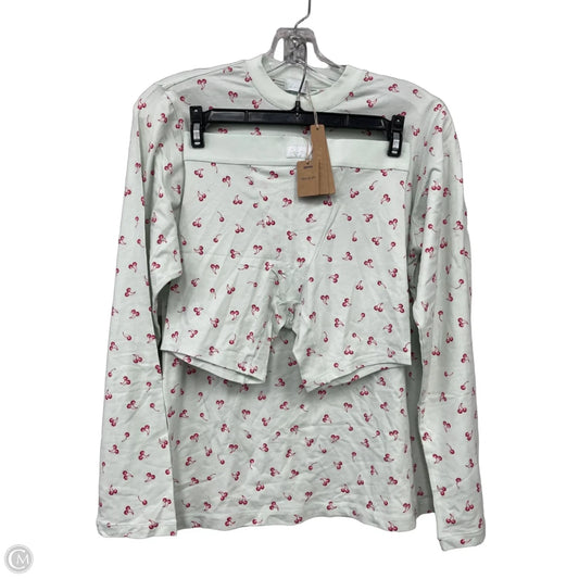 Pajamas 2pc By Skims In Green, Size: Xxs