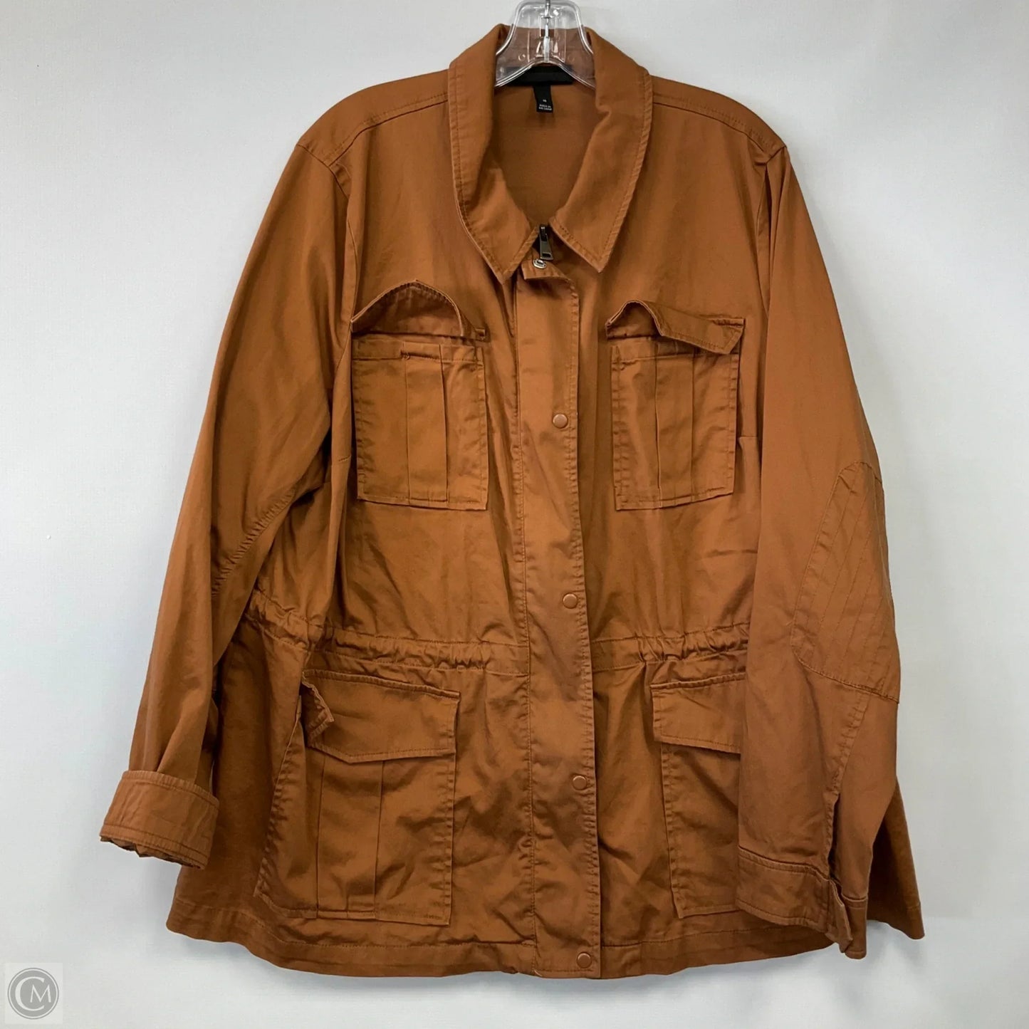 Jacket Utility By Lane Bryant In Orange, Size: 18