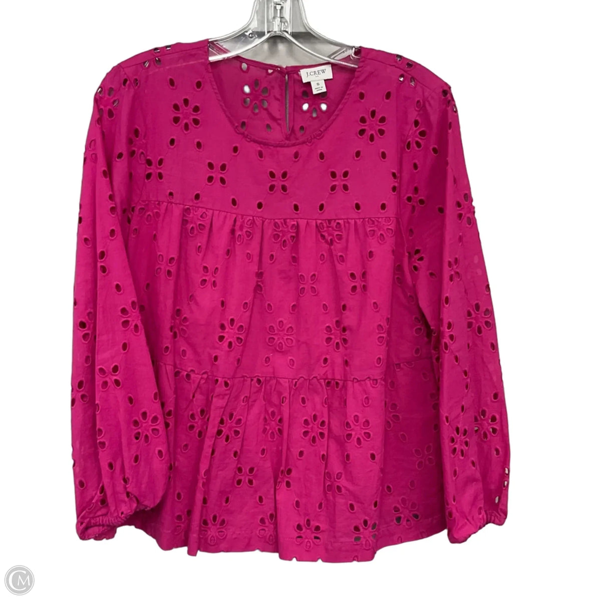 Top Long Sleeve By J. Crew In Pink, Size: S