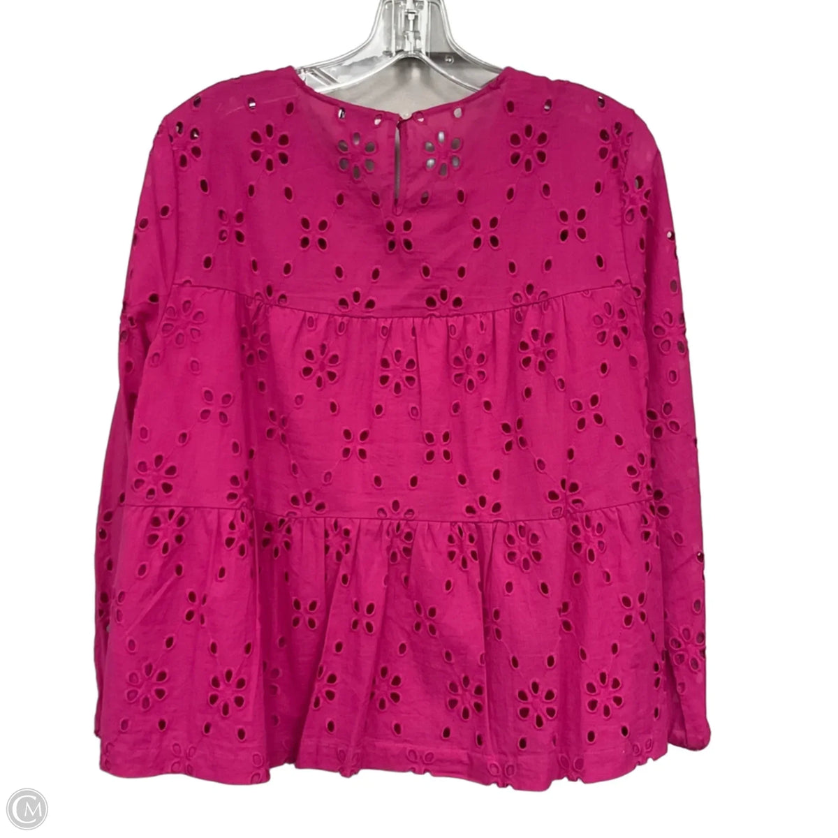 Top Long Sleeve By J. Crew In Pink, Size: S