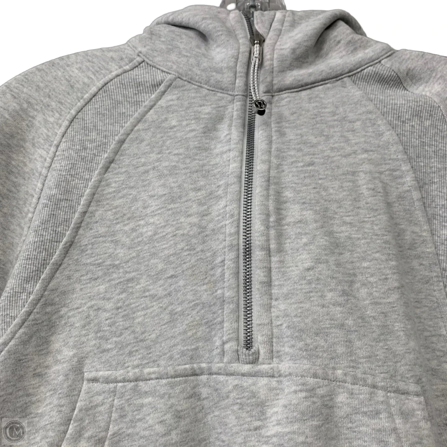 Sweatshirt Hoodie By Lululemon In Grey, Size: S
