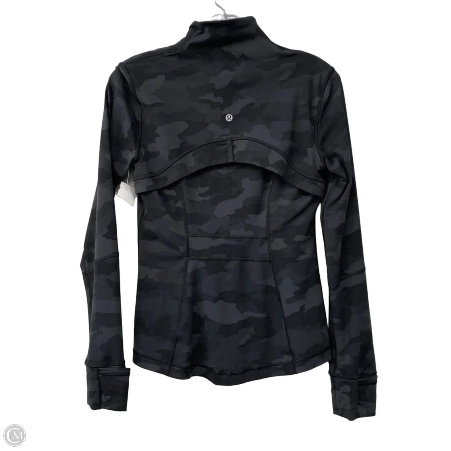 Athletic Jacket By Lululemon In Black, Size: 6