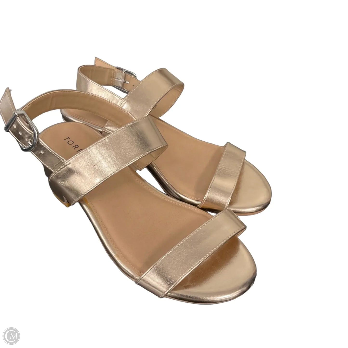 Shoes Heels Block By Torrid In Pink, Size: 9.5 wide
