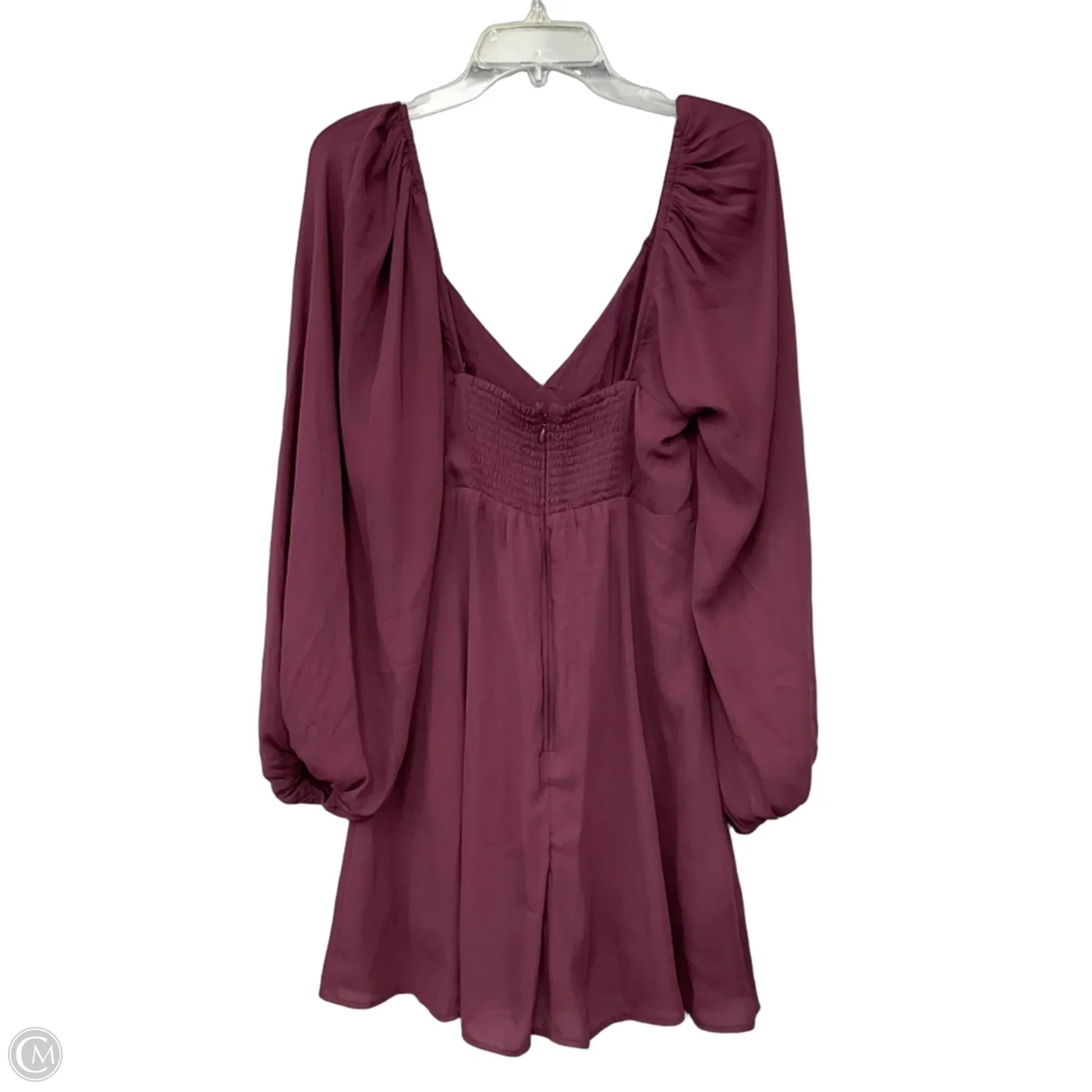 Dress Casual Short By Abercrombie And Fitch In Maroon, Size: M