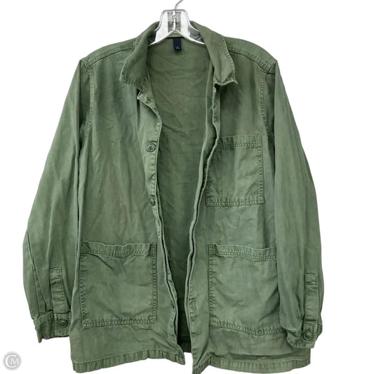 Jacket Shirt By Universal Thread In Green, Size: M