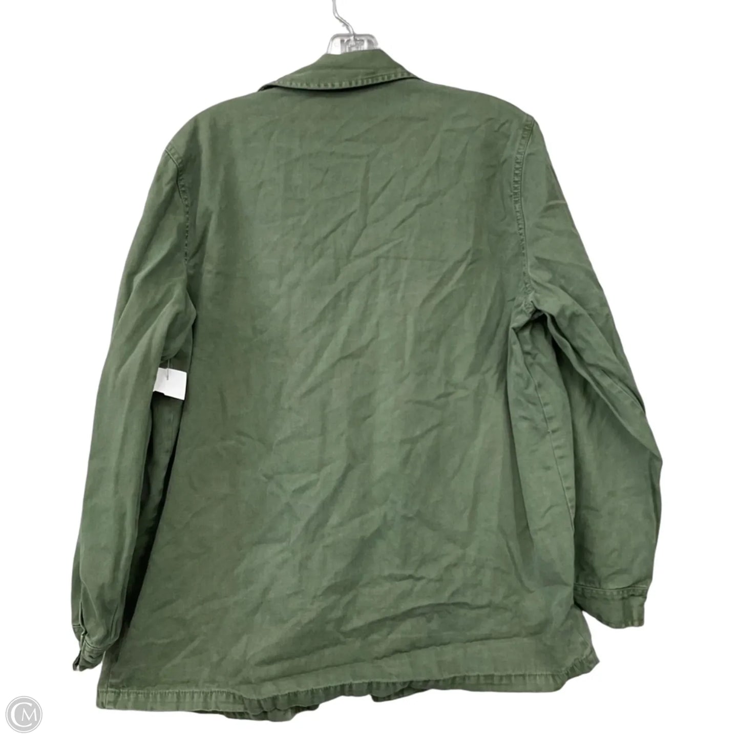 Jacket Shirt By Universal Thread In Green, Size: M