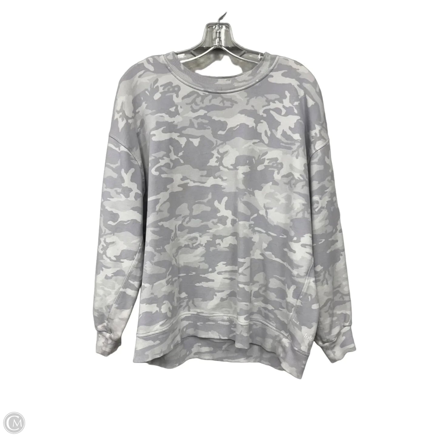 Sweatshirt Crewneck By Lululemon In Camouflage Print, Size: 14