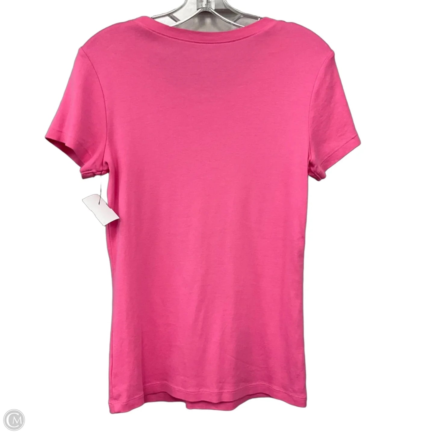 Top Short Sleeve Designer By Lilly Pulitzer In Pink, Size: L