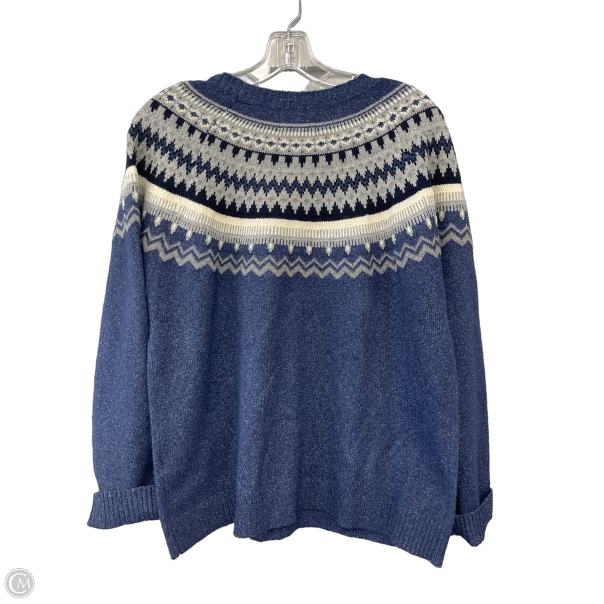 Sweater By Weatherproof In Blue, Size: L